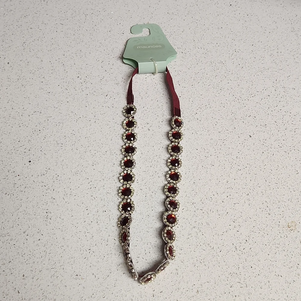 Maurices NWT Reddish Bling Fashion Stretch Fashion Headband.